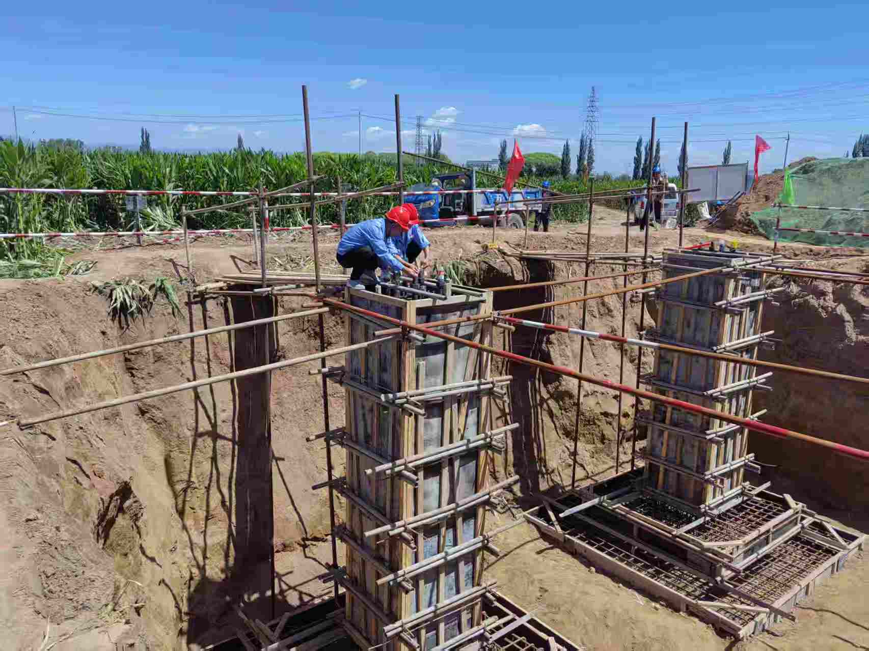 山西忻州原平城北35kV線路110kV升壓改造工程